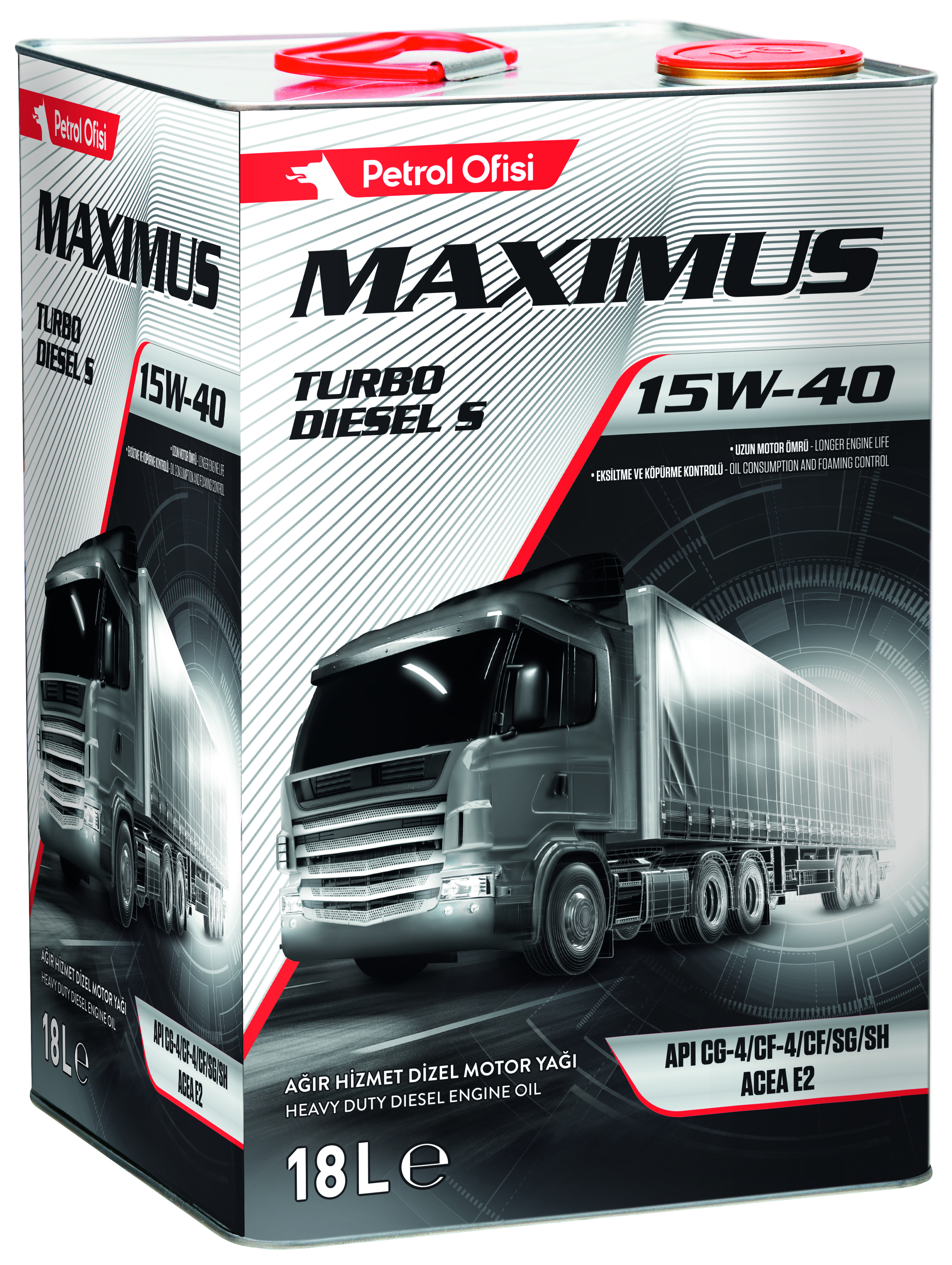 MAXIMUS TURBO DIESEL S 15W/40 (18 LT TNK)